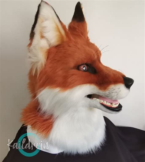 fox cosplay|realistic fox costume.